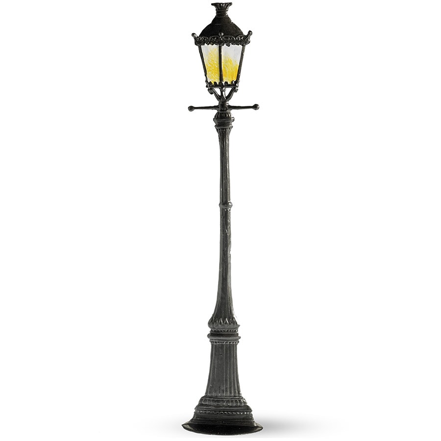 Pewter One-Lamp Gaslight